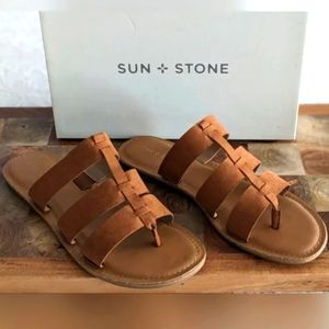 Sun and Stone Tan OLIAA Sandals 9m